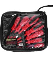 10pcs Insulated Screwdriver Set 500V – Precision Low Voltage VDE Approved Slotted/Pozi Assortment | Compact Storage, Durable CR-V Steel | UAE Maintenance Technician Essential Tool Kit 